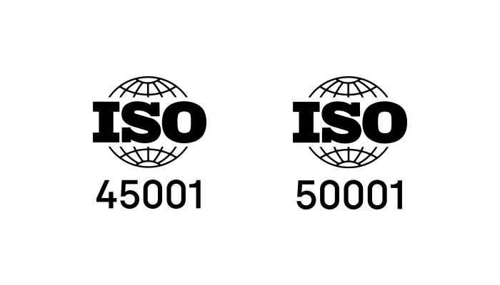 Wir haben die Zertifizierung nach ISO 45001:2018 und ISO 50001:2018 abgeschlossen!