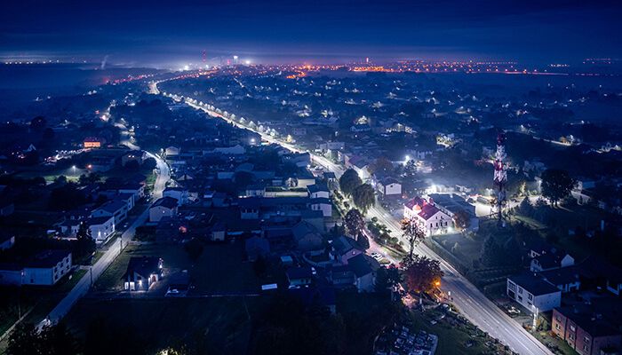 Wir haben die Straßenbeleuchtung in der Gemeinde Gierałtowice modernisiert