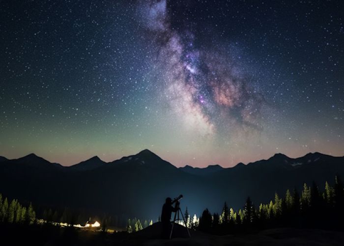 DarkSky – im Freien, in den Bergen, Himmelsbeobachtung